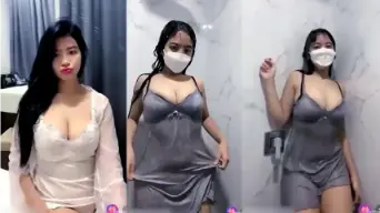 Aulmii Goyang Pargoy Live Mandi Video by Indo18