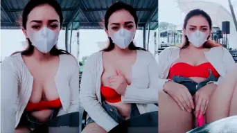 Ravicha Colmek di Cafe Outdoor Video by BebasIndo